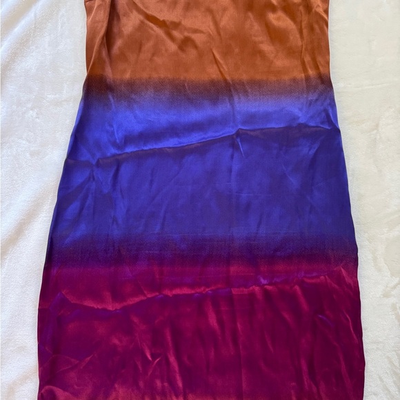Plenty by Tracey Reese 100% Silk Gradient Dress - Picture 2 of 5